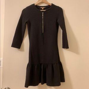 Zara Trafaluc black zipper dress